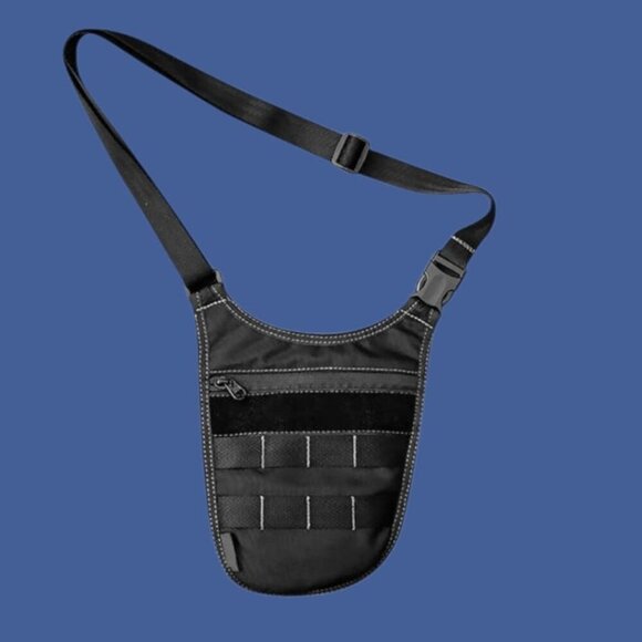Crossbody Shoulder Bag unisex Underarm anti-deft  Waist bag With Molle - Picture 1 of 12